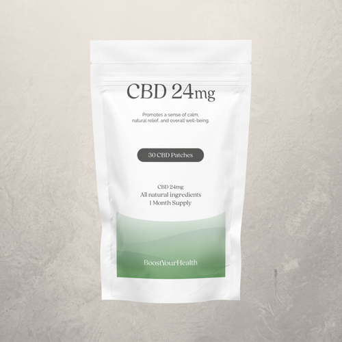 Boost Your Health CBD 24mg transdermal patch pack, 30 patches
