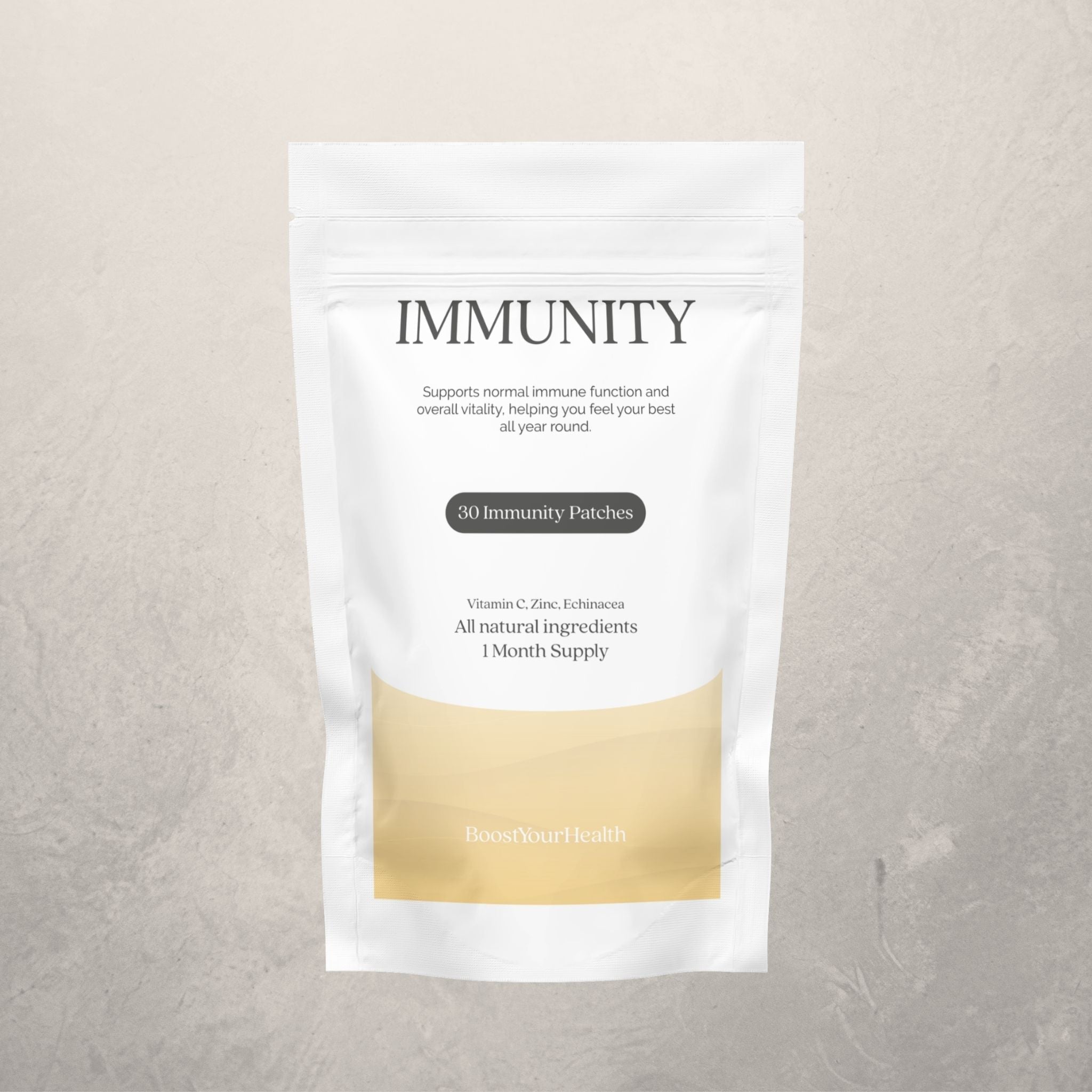 Boost Your Health Immunity transdermal patch pack, 30 patches for immune support