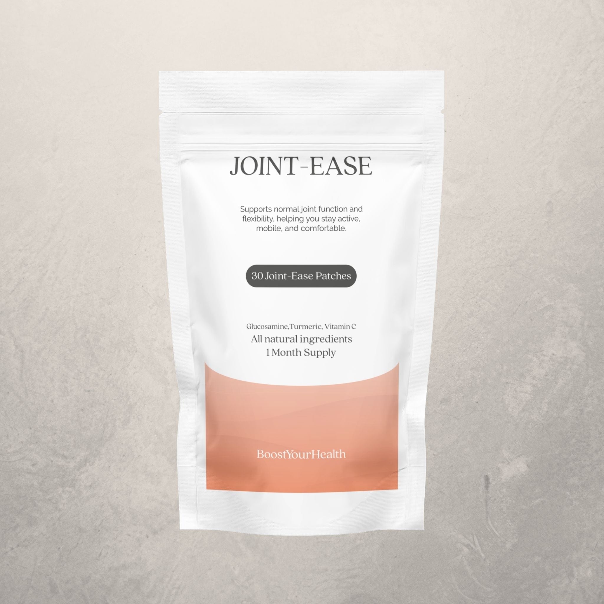 Boost Your Health Joint Ease transdermal patch pack, 30 patches for joint mobility